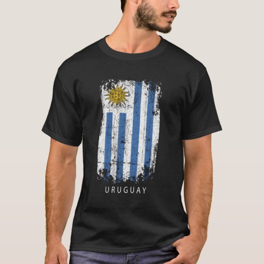 ウルグアイ国旗 Tシャツ (正面)