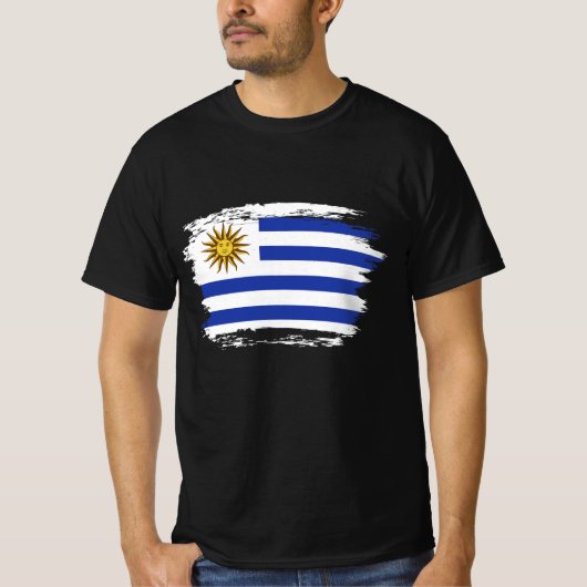 ウルグアイ国旗 Tシャツ (正面)