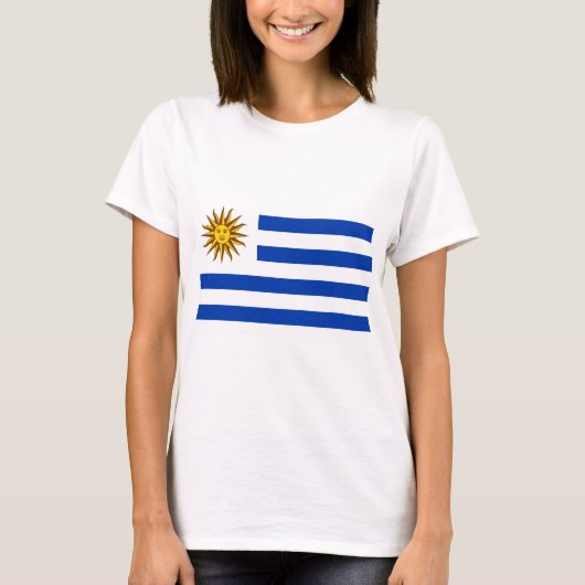 ウルグアイ国旗 Tシャツ (正面)