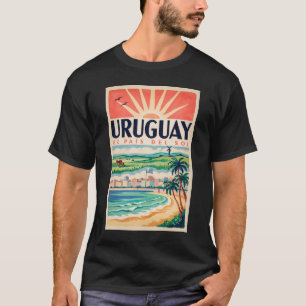 ウルグアイ文化イラスト旅行アートヴィンテージ Tシャツ