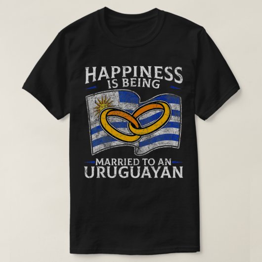 ウルグアイ結婚国旗のウルグアイ東洋共和国 Tシャツ (デザイン正面)