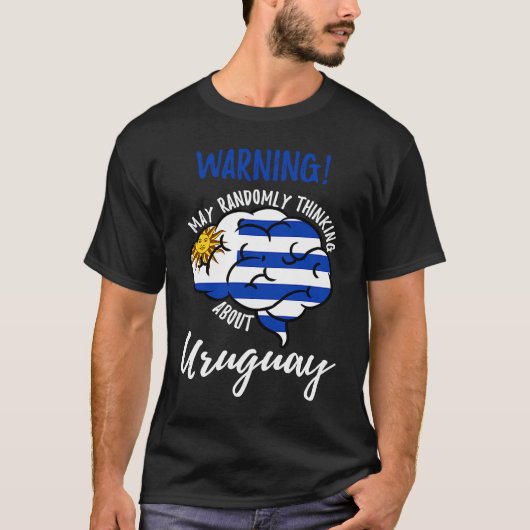 ウルグアイ考えウルグアイの根について Tシャツ (正面)