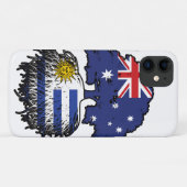 ウルグアイ・ウルグアイ・オーストラリア・ツリー・ルーツ Case-Mate iPhoneケース (裏面(横))