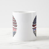 ウルグアイ・ウルグアイUSアメリカ合衆国統一された州 ジャンボコーヒーマグカップ (正面)
