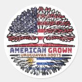 ウルグアイ・ウルグアイUSアメリカ合衆国統一された州 ラウンドシール (正面)