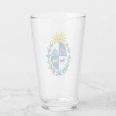 ウルグアイ・ガラスの紋章 タンブラーグラス (裏面)