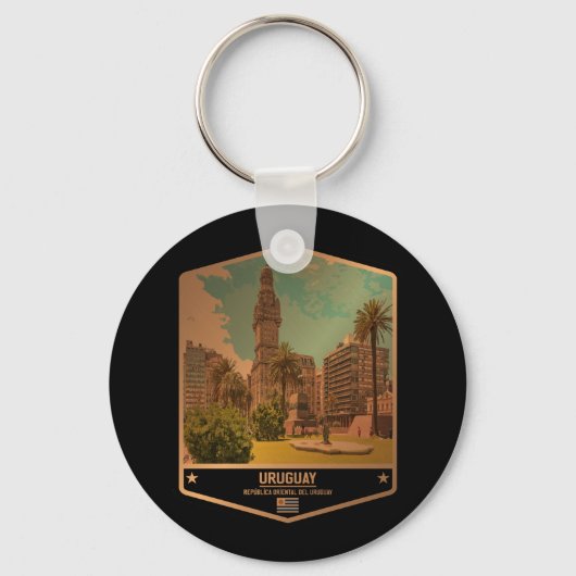 ウルグアイ キーホルダー (正面)