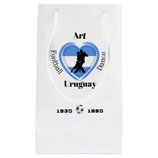 ウルグアイ・サッカー スモールペーパーバッグ (正面)