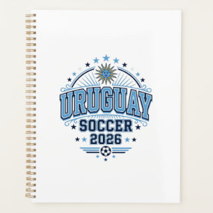 ウルグアイ サッカー 2026 サッカー 太字 国 Typography プランナー手帳