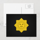 ウルグアイ・サン・オブ・メイ ポストカード (正面/裏面)