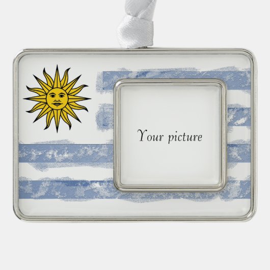 ウルグアイ シルバープレートフレームオーナメント (正面)