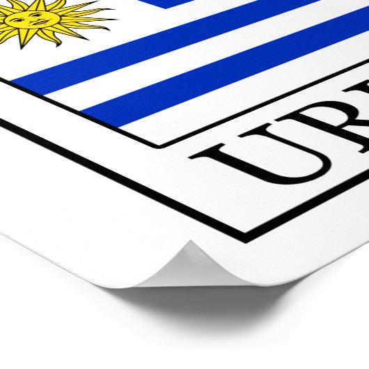 ウルグアイ ポスター (角)