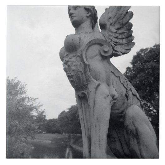 ウルグアイ、モンテビデオ、バリオ·プラド、神話学 タイル (正面)