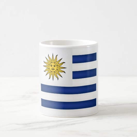 ウルグカッコいいアイ国旗 コーヒーマグカップ (中央)