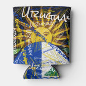 「ウルグクールアイと一緒にダウン！」 愛国的な 缶クーラー (正面)