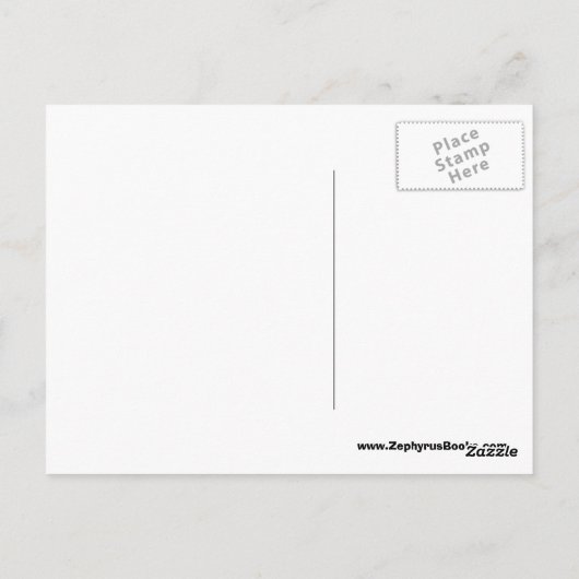 ウルサ専攻の ポストカード (裏面)