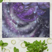 ウルサ・マイナーとスター専攻の・ベア キッチンタオル (折り畳み)