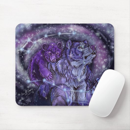 ウルサ・マイナーとスター専攻の・ベア マウスパッド (マウス)