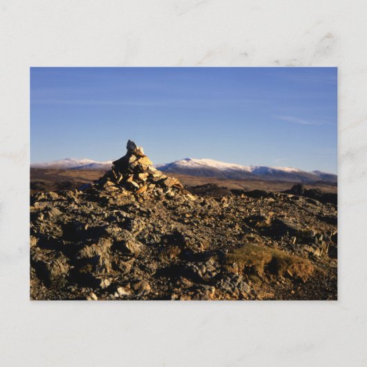 ウルスカーフウィンターレイクディストリクトイングランド ポストカード (正面)