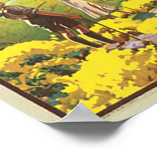 ウルスター来ブリティッシュ諸島へのヴィンテージ旅行ポスター ポスター (角)