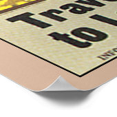 ウルスター来ヴィンテージ旅行ポスターへ ポスター (角)