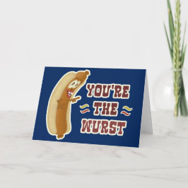 ウルストブラおもしろいトウルストオクトーバーフェストユーモア カード