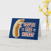 ウルストブラおもしろいトウルストオクトーバーフェストユーモア カード (黄色い花)