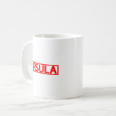 ウルスラ・スタンプ コーヒーマグカップ (正面左)