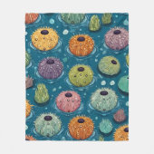 ウルチンプリント フリースブランケット (正面)