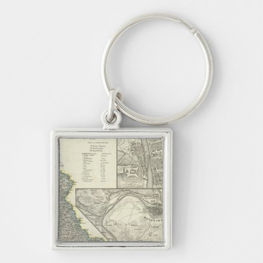 ウルツブルク、ババリア、レゲンスブルク キーホルダー (正面)