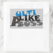 ウルティのようなボスシール 長方形シール (バッグ)