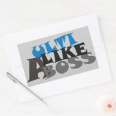 ウルティのようなボスシール 長方形シール (封筒)