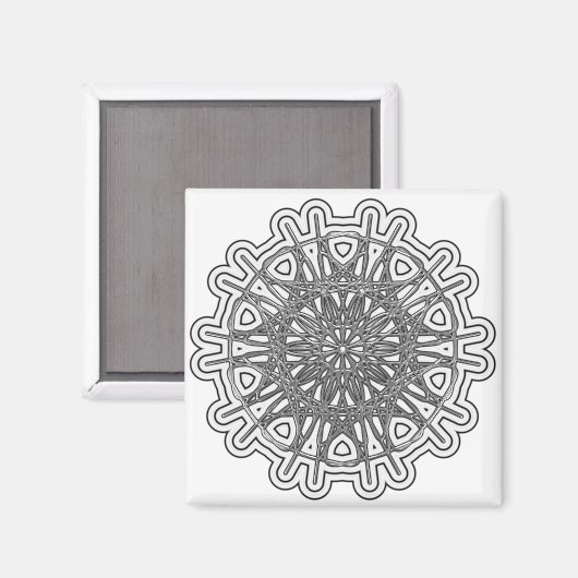 ウルトラカッコいいマンダラデザイン#1 マグネット (正面/裏面)
