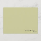 ウルトラキュートアニメヒョウ子猫 ポストカード (裏面)