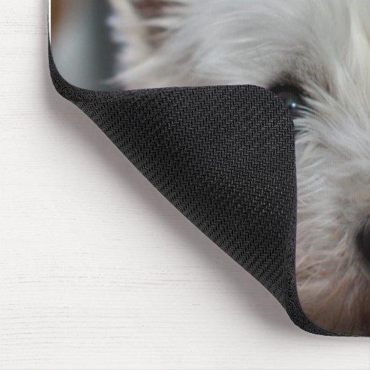 ウルトラキュートペスティウェスティホワイトテリア マウスパッド (コーナー)