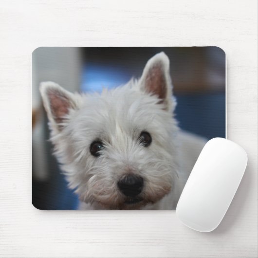ウルトラキュートペスティウェスティホワイトテリア マウスパッド (マウス)