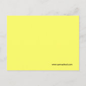 ウルトラキュートレオパードサファリ誕生日招待状 インビテーションポストカード (裏面)