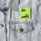 ウルトラキュートレオパードサファリ誕生日招待状 缶バッジ (インサイチュ)