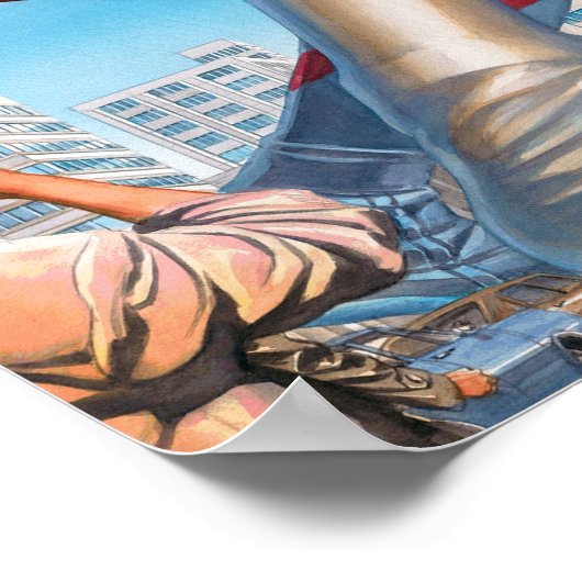 ウルトラジャイアントヒーローマンアニメ ポスター (角)