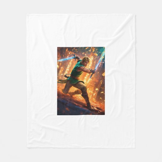 ウルトラソフトフリースブランケット：贅沢な心地よい フリースブランケット (正面)