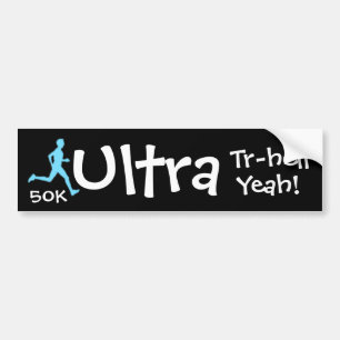 ウルトラトレイルマラソンバンパーシール50K バンパーステッカー