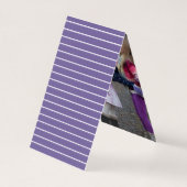 ウルトラバイオレットパレットのクリスマスグリーティングフォト (裏面)