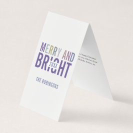 ウルトラバイオレットパレットのクリスマスグリーティングフォト