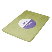 ウルトラバイオレットパントーン2018デザイン バスマット (アングル)