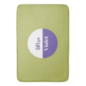 ウルトラバイオレットパントーン2018デザイン バスマット (正面縦)