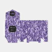 ウルトラバイオレットパープルグリッタースパークルズスウィート16 フェイバーボックス (折り畳みなし)