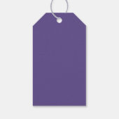 ウルトラバイオレットフローラブーケシートラベル ギフトタグ (裏面)