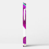 ウルトラバイオレットブラシ：抽象芸術アート Case-Mate iPhoneケース (裏面 / 左)