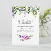 ウルトラバイオレットブリデスメイドランチョン招待状 招待状 (スタンド正面)