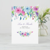 ウルトラバイオレット フローラル サンクス カード (スタンド正面)